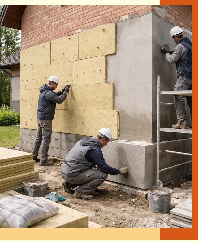 Утепление частного дома в Тихорецке под ключ от 7730 руб/м2 — недорого | ТепломастерТхр