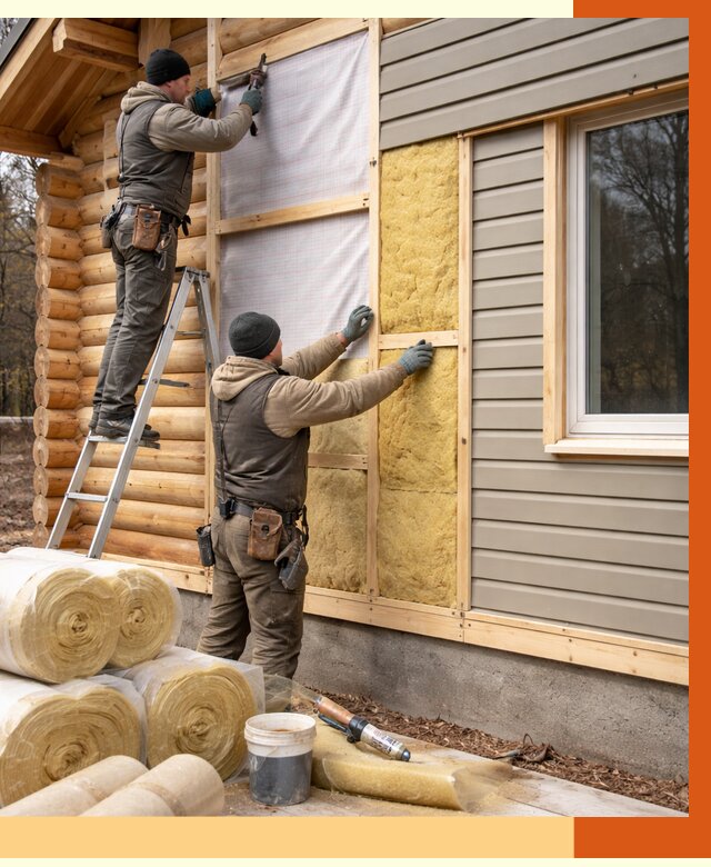 Утепление деревянного дома в Тихорецке от 6390 руб./м2 — заказать работы | ТепломастерТхр