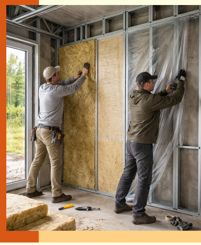 Утепление дома из ЛСТК в Тихорецке с гарантией качества и эффективности