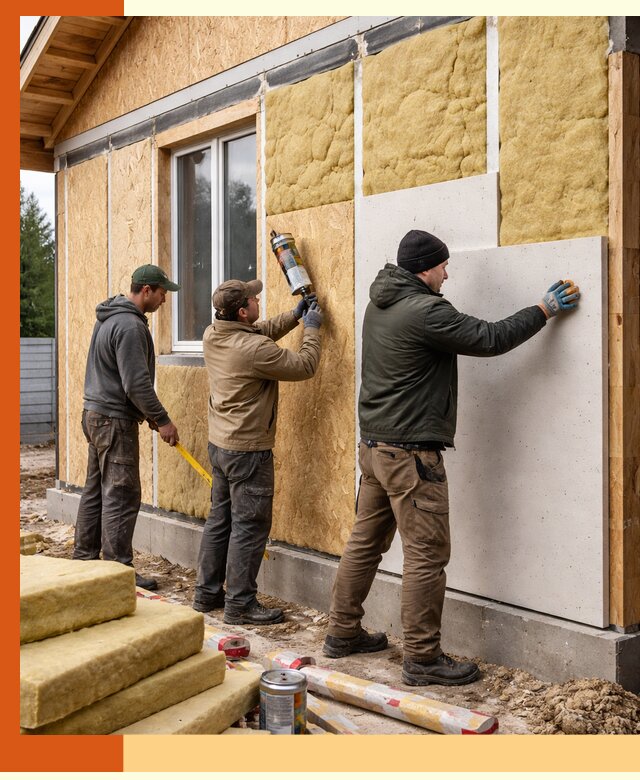 Профессиональное утепление дома из SIP-панелей в Тихорецке