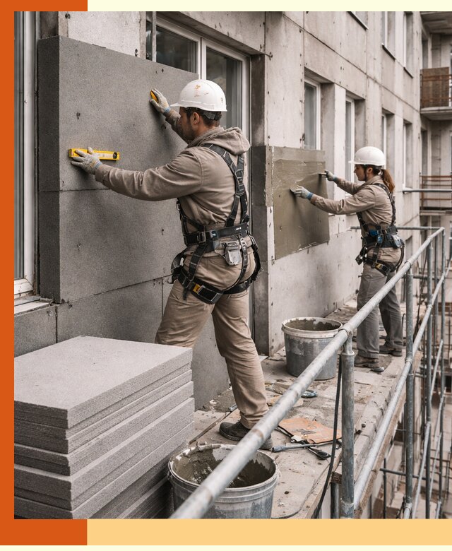 Утепление квартиры снаружи под ключ в Тихорецке