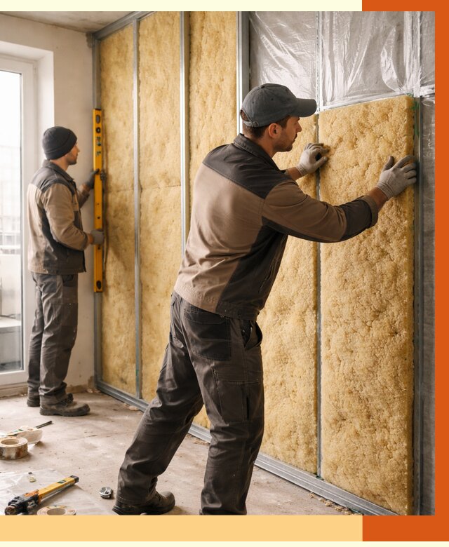 Утепление квартиры изнутри в Тихорецке от 4484 руб. за м2 | Проф. работы ТепломастерТхр