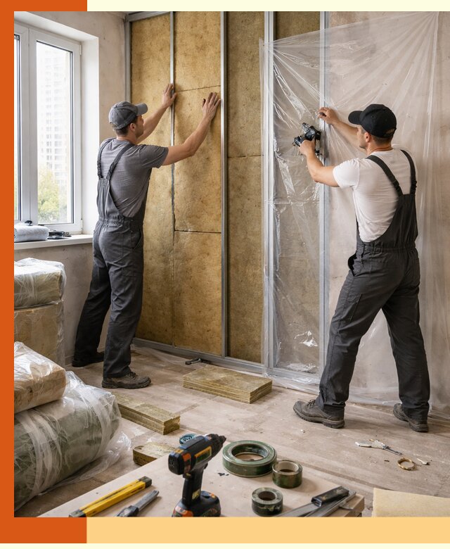 Утепление квартиры изнутри профессионально в Тихорецке