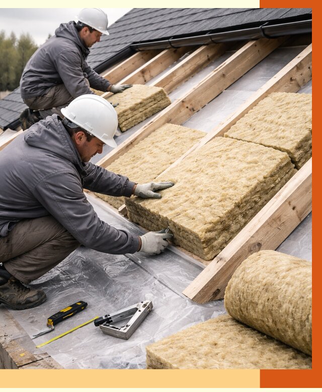 Утепление крыши в Тихорецке от 1907 руб./м2 — комплексное утепление кровли | ТепломастерТхр