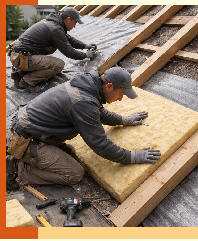 Профессиональное утепление крыши в Тихорецке качественно и надежно