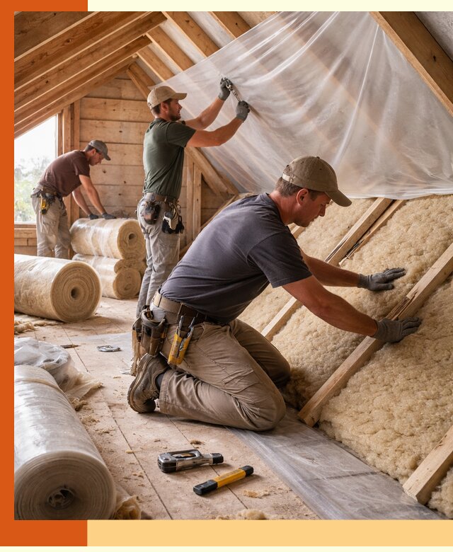 Утепление крыши изнутри в Тихорецке: профессионально и надежно