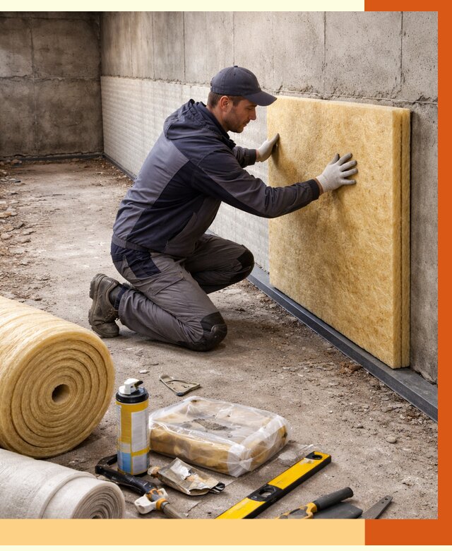 Утепление фундамента изнутри в Тихорецке от 4329 руб./м2 — работы под ключ | ТепломастерТхр