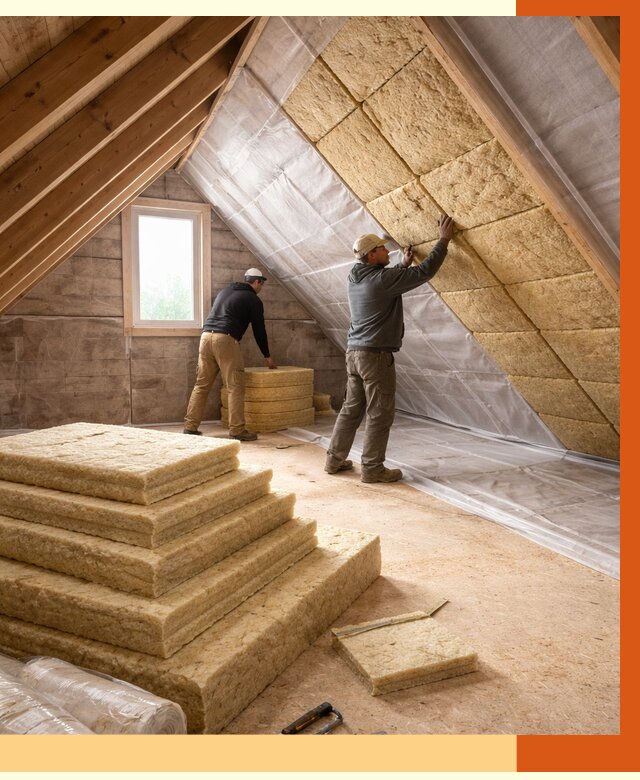 Утепление мансарды в Тихорецке от 2577 руб/м2 — комплексно и под ключ | ТепломастерТхр