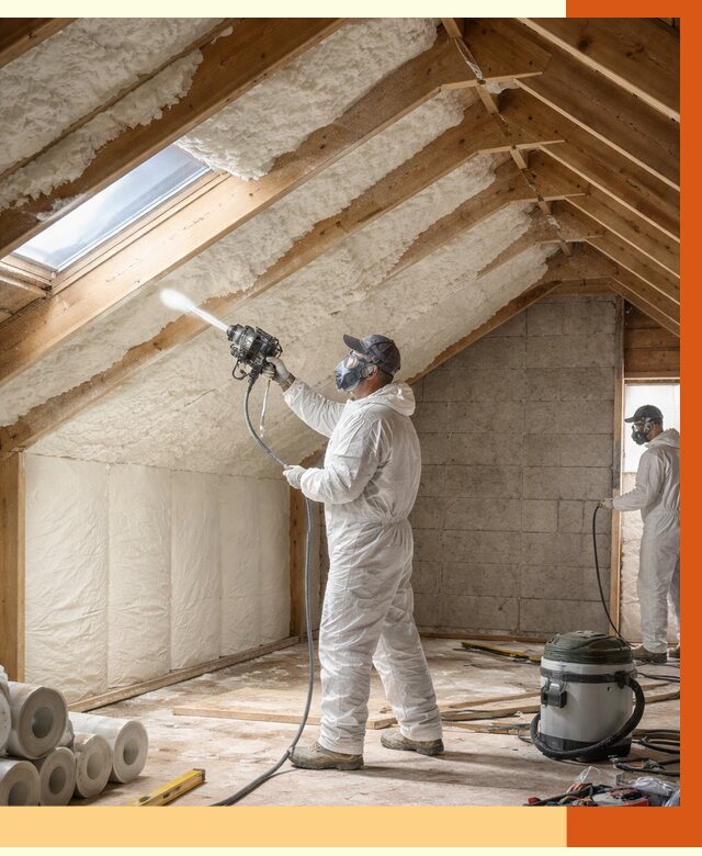 Утепление мансарды ППУ в Тихорецке от 2834 руб./м² — заказать под ключ | ТепломастерТхр