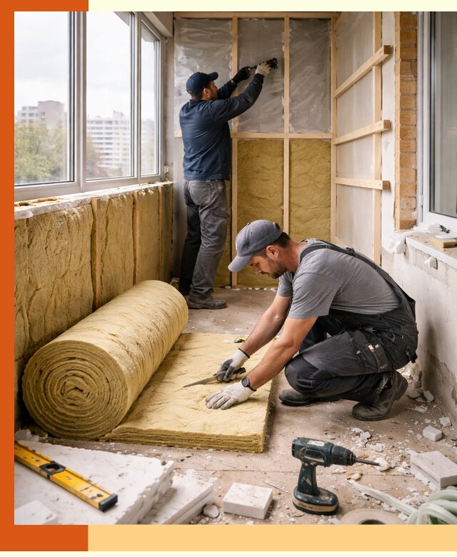 Утепление балкона под ключ в Тихорецке качественно и быстро