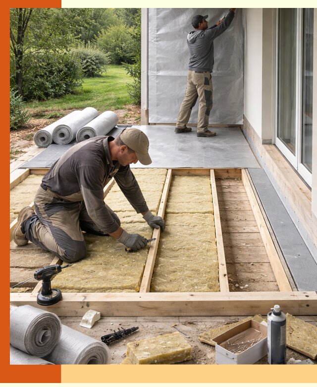 Утепление террасы в Тихорецке — тепло и защита круглогодично