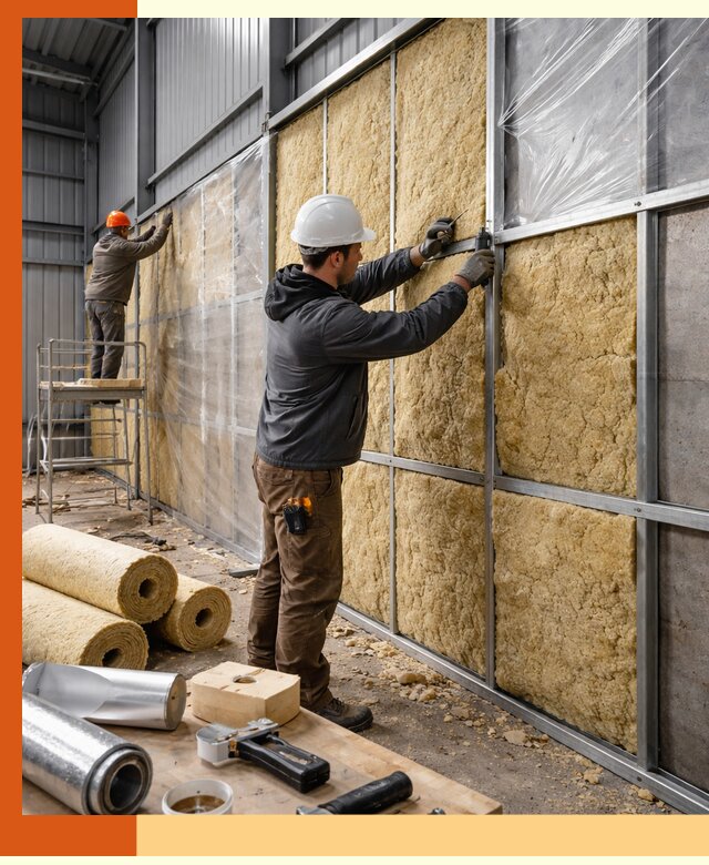 Утепление ангара в Тихорецке — профессиональная теплоизоляция помещений