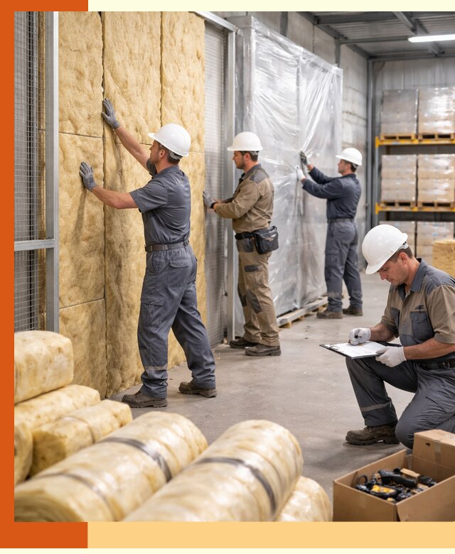 Утепление склада готовой продукции в Тихорецке качественно и быстро