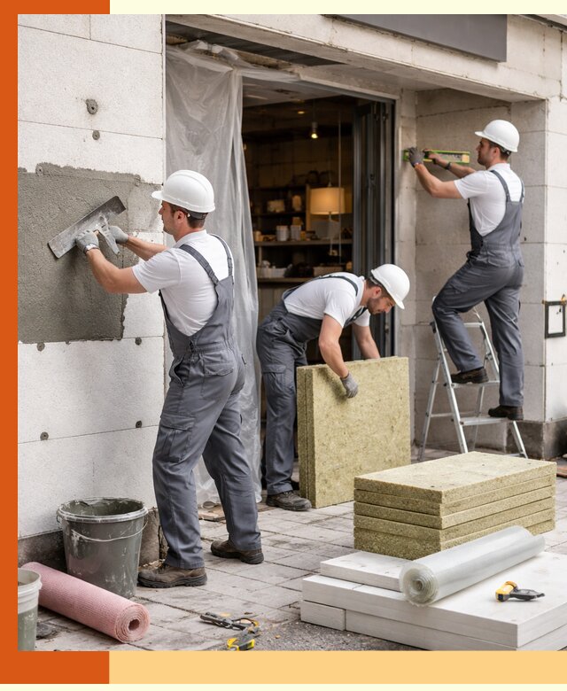 Утепление кафе в Тихорецке: профессиональная теплоизоляция и монтаж