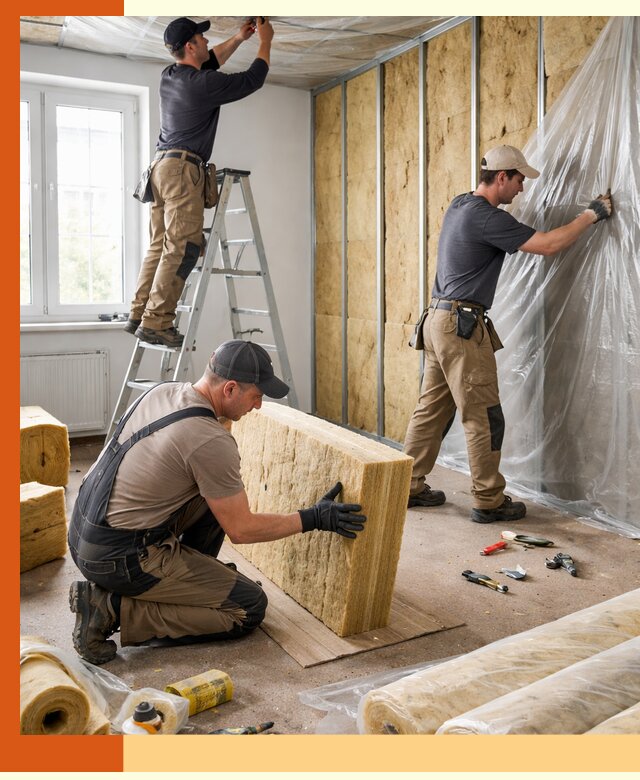 Утепление офисных помещений под ключ в Тихорецке