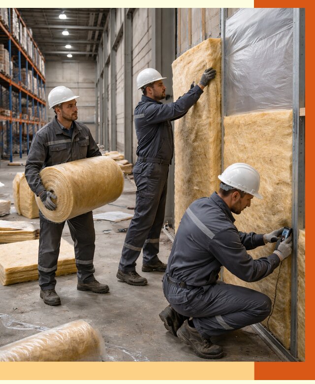 Утепление логистического центра в Тихорецке от 4638 руб/м² под ключ | ТепломастерТхр