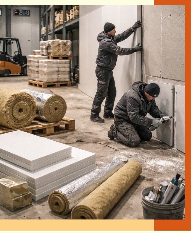 Утепление холодного склада в Тихорецке от 8761 руб/м2 — комплексное под ключ | ТепломастерТхр