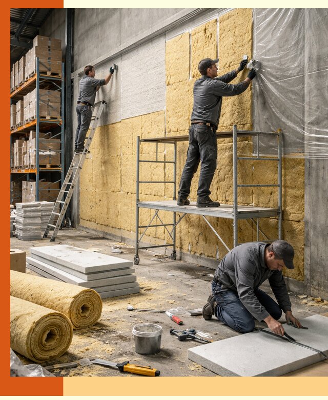 Утепление холодного склада под ключ в Тихорецке