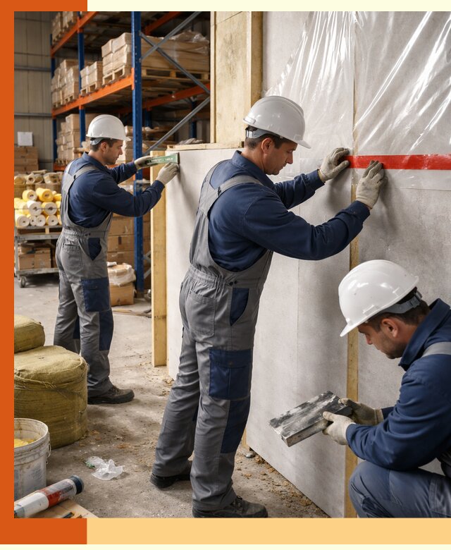 Утепление теплого склада под ключ в Тихорецке