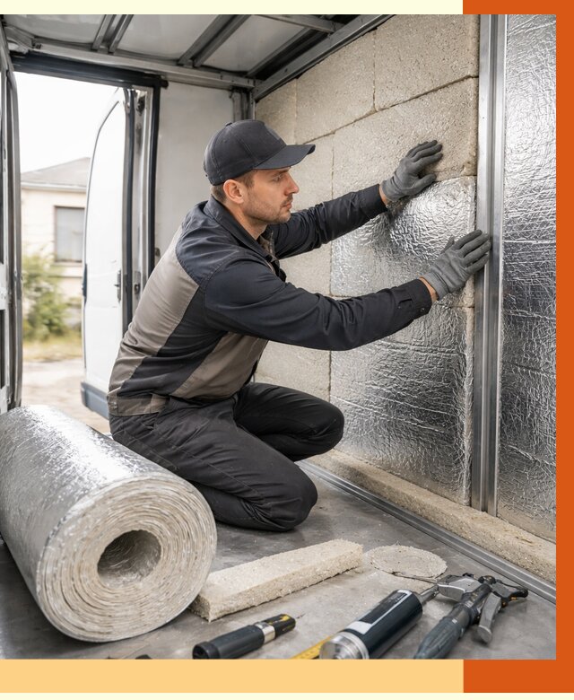 Утепление фургона рефрижератора в Тихорецке от 12884 руб./м² под ключ | ТепломастерТхр