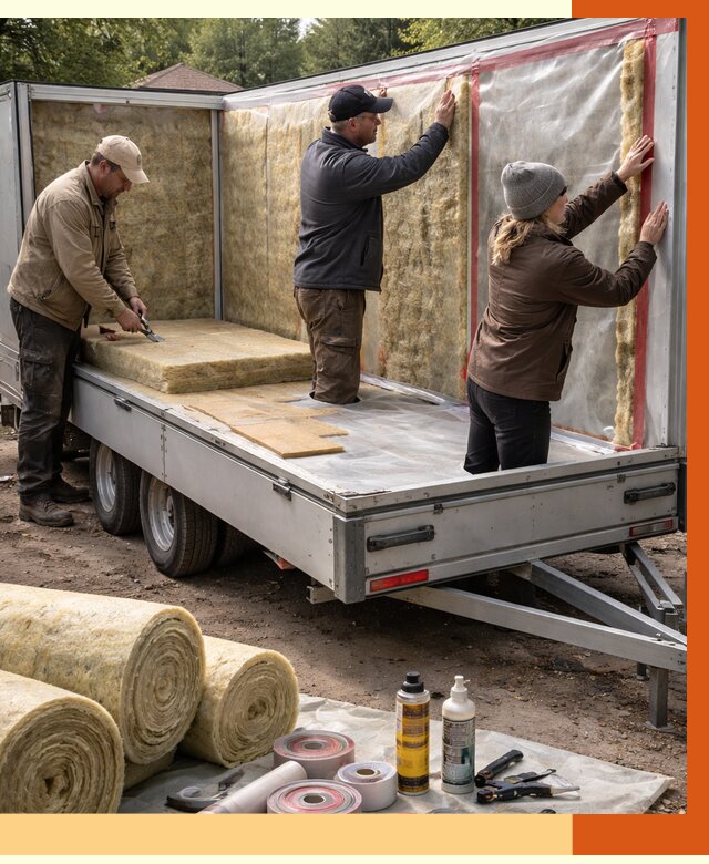 Утепление прицепа в Тихорецке под ключ от 12884 руб. — комплекс от ТепломастерТхр