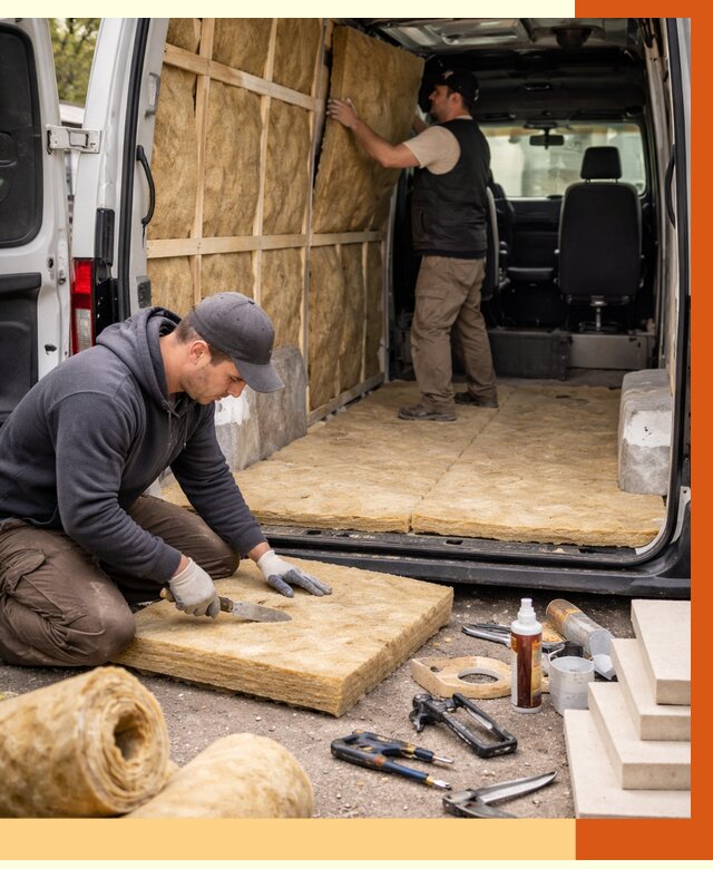 Утепление кемпера в Тихорецке под ключ от 12368 руб. — профессионально | ТепломастерТхр