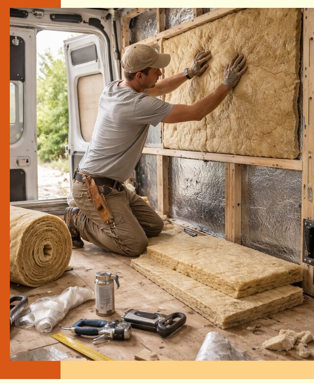 Утепление кемпера под ключ в Тихорецке с гарантией качества