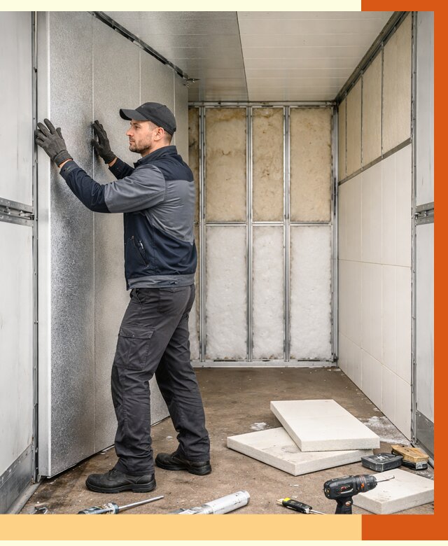 Утепление холодильного кузова в Тихорецке от 13914 руб. под ключ | ТепломастерТхр