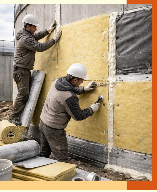 Утепление резервуара в Тихорецке от 28344 руб/м2 — монтаж ППУ и комплекс под ключ | ТепломастерТхр