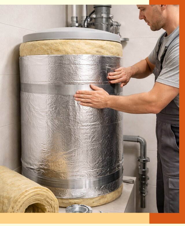 Утепление бойлера в Тихорецке от 4638 руб. под ключ | Утепление ППУ | ТепломастерТхр