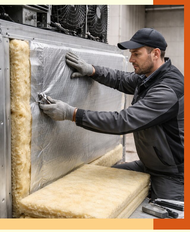 Утепление холодильного агрегата в Тихорецке от 8761 руб. под ключ | ТепломастерТхр