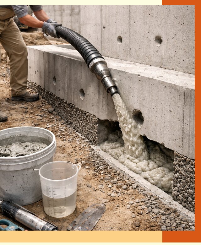 Заполнение полостей фундамента в Тихорецке от 7009 руб. под ключ | ТепломастерТхр