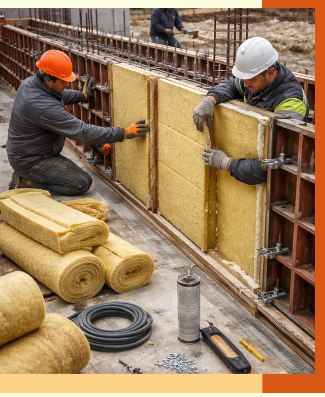 Теплоизоляция опалубки в Тихорецке от 7421 руб. за м2 — услуги и монтаж | ТепломастерТхр