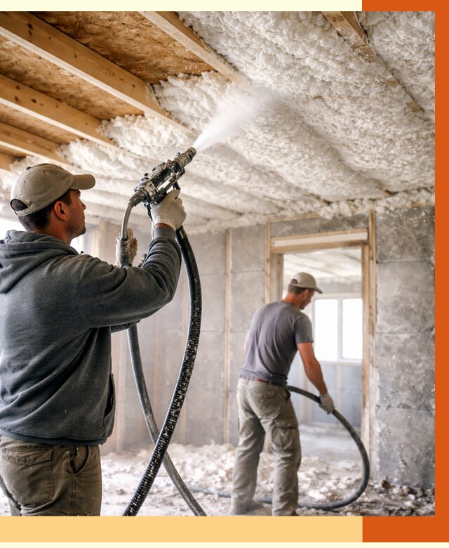 Утепление пеноизолом в Тихорецке от 1649 руб./м2 под ключ | ТепломастерТхр