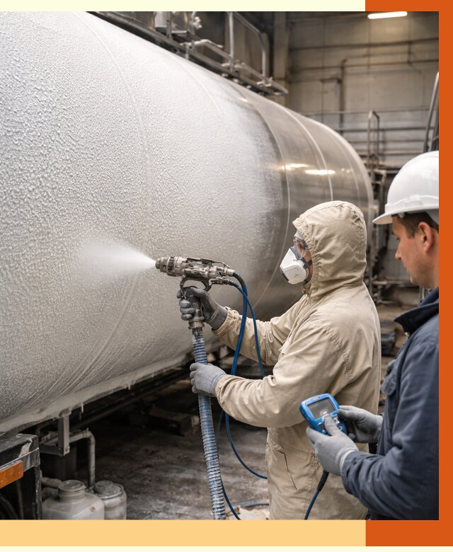 Утепление автоцистерны жидкой теплоизоляцией в Тихорецке от 14945 руб. под ключ | ТепломастерТхр