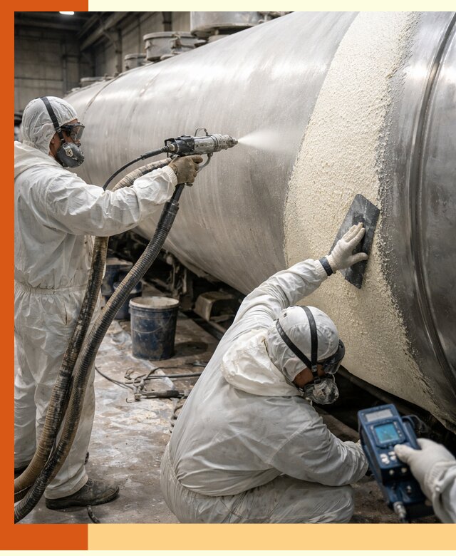 Утепление автоцистерн жидкой теплоизоляцией в Тихорецке