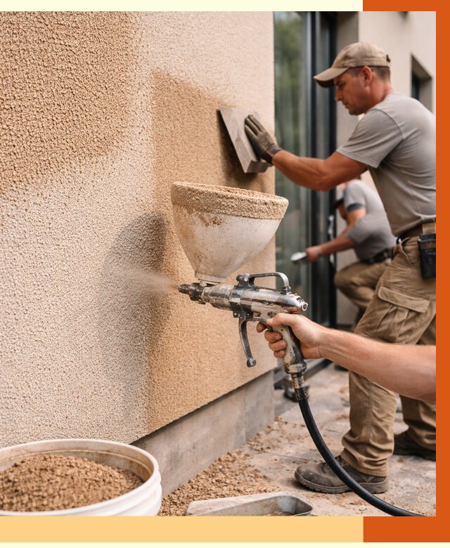 Утепление фасада жидкой пробкой в Тихорецке от 4947 руб./м² под ключ | ТепломастерТхр