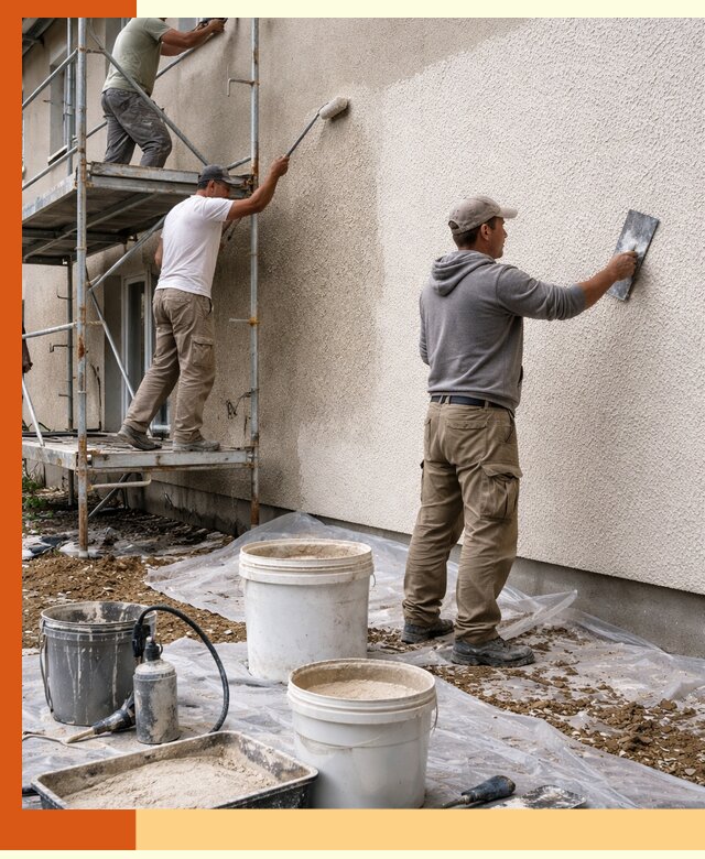 Утепление фасада жидкой пробкой в Тихорецке