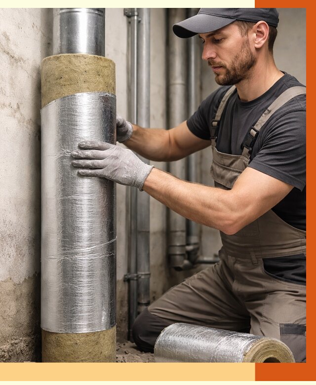 Шумоизоляция труб в Тихорецке от 1237 руб. — шумоподавление и звукоизоляция труб | ТепломастерТхр