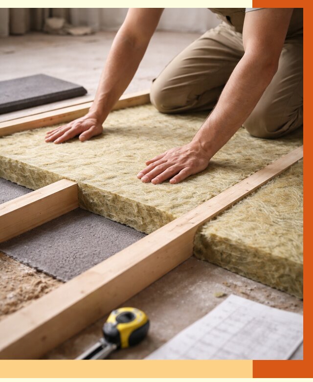 Шумоизоляция пола в Тихорецке от 1288 руб./м² — профессиональная звукоизоляция | ТепломастерТхр