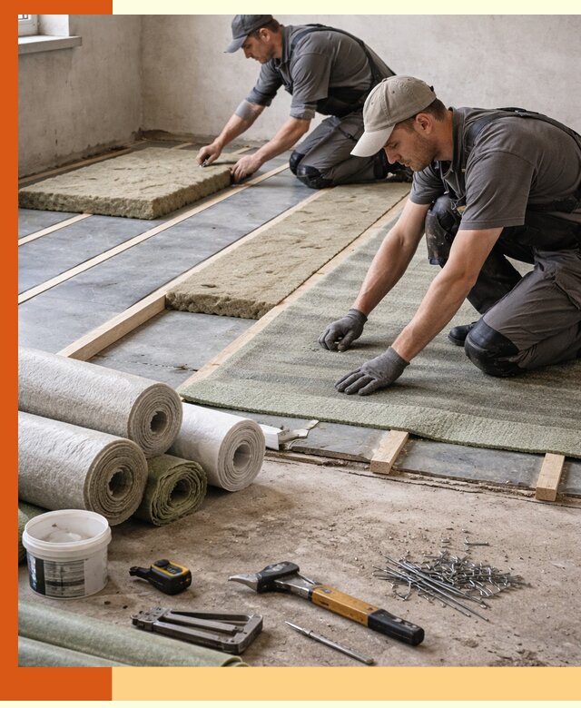 Шумоизоляция пола в Тихорецке — профессиональная звукоизоляция помещений