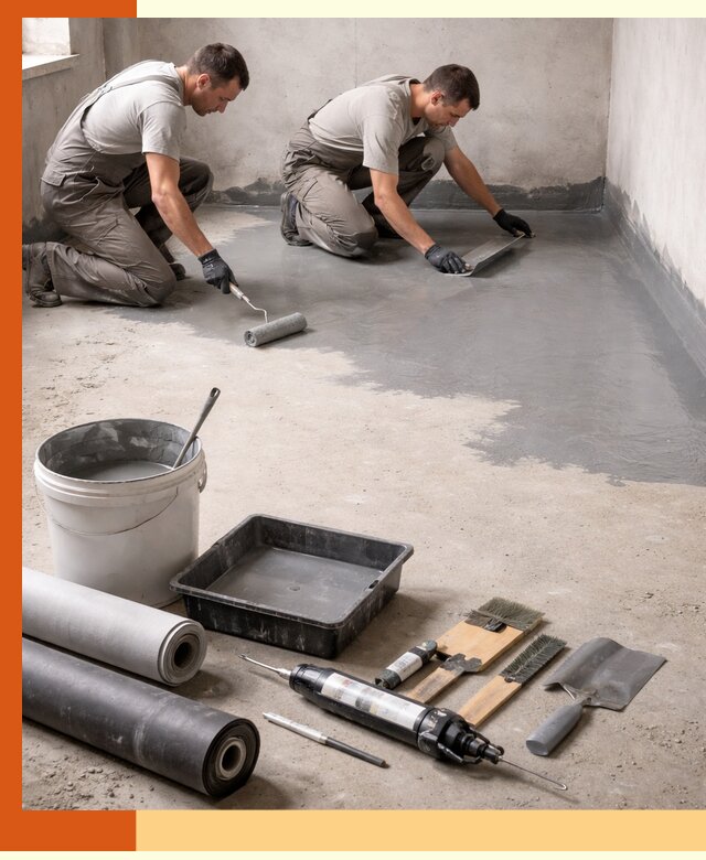 Гидроизоляция пола в Тихорецке — надежная защита от влаги и протечек