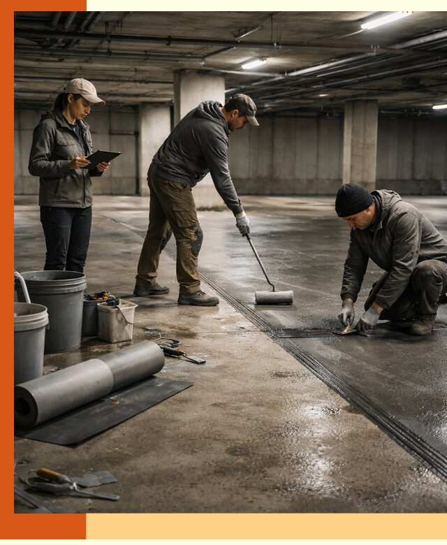 Гидроизоляция паркинга в Тихорецке: качественная защита зданий