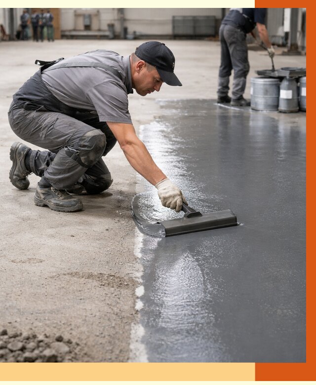 Гидроизоляция промышленного пола в Тихорецке от 1237 руб./м2 — ТепломастерТхр специалисты под ключ