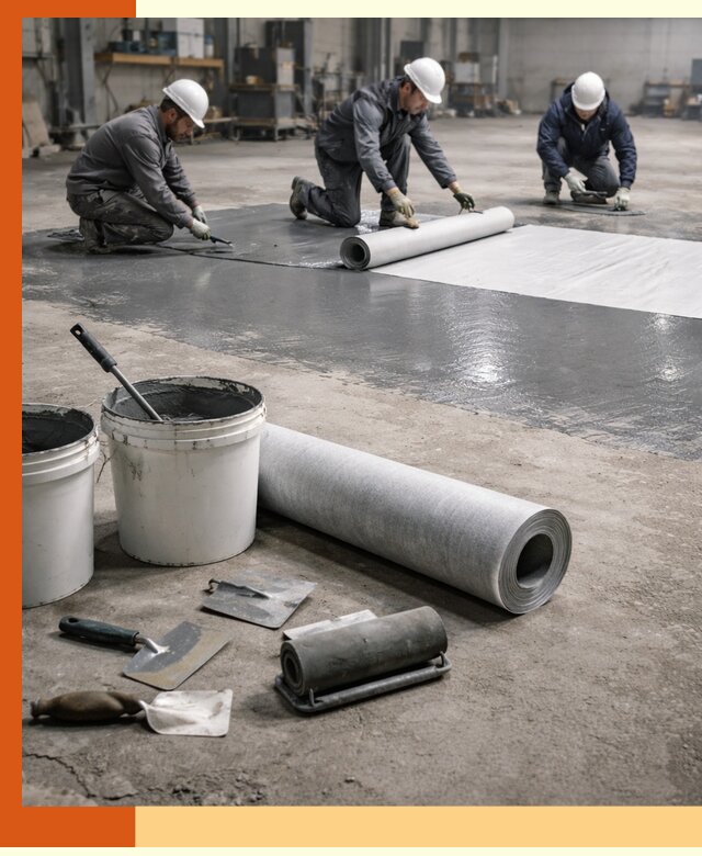 Гидроизоляция промышленного пола в Тихорецке — защита и долговечность