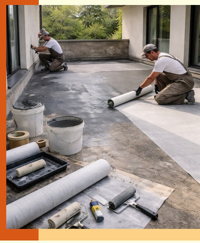 Гидроизоляция террасы в Тихорецке — надежная защита от влаги и протечек