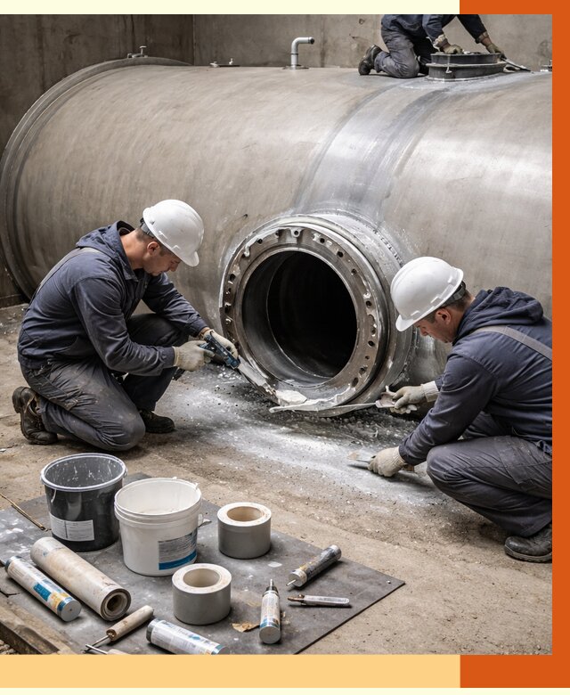 Гидроизоляция резервуара с топливом в Тихорецке от 77303 руб. под ключ | ТепломастерТхр