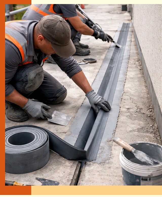 Гидроизоляция деформационного шва в Тихорецке профессионально и надежно