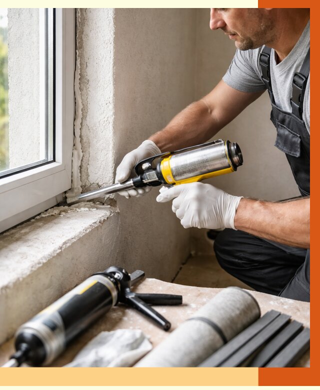 Герметизация стыков и примыканий в Тихорецке от 1237 руб. под ключ | ТепломастерТхр