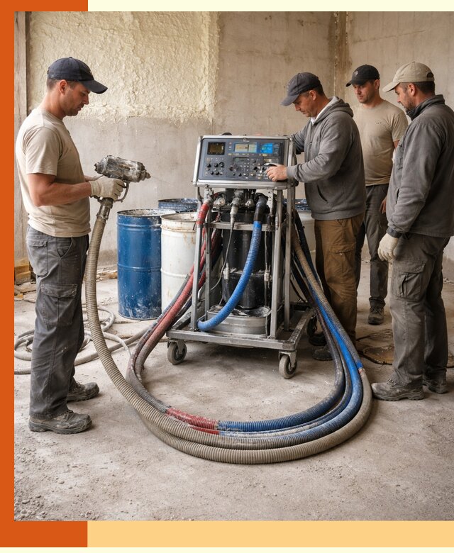 Аренда установки для напыления ППУ в Тихорецке на выгодных условиях